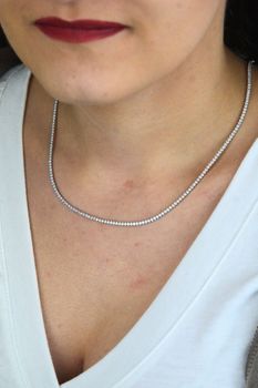 Naszyjnik Celebrytka Tenisówka z Cyrkoniami – Srebro 925, 45 cm (2).jpg