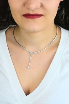 Naszyjnik Celebrytka Tenisówka Krawatka z Cyrkoniami – Srebro 925, Regulowany 45+5 cm (2).jpg