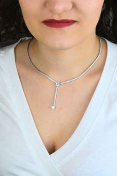 Naszyjnik Celebrytka Tenisówka Krawatka z Cyrkoniami – Srebro 925, Regulowany 45+5 cm (4).jpg