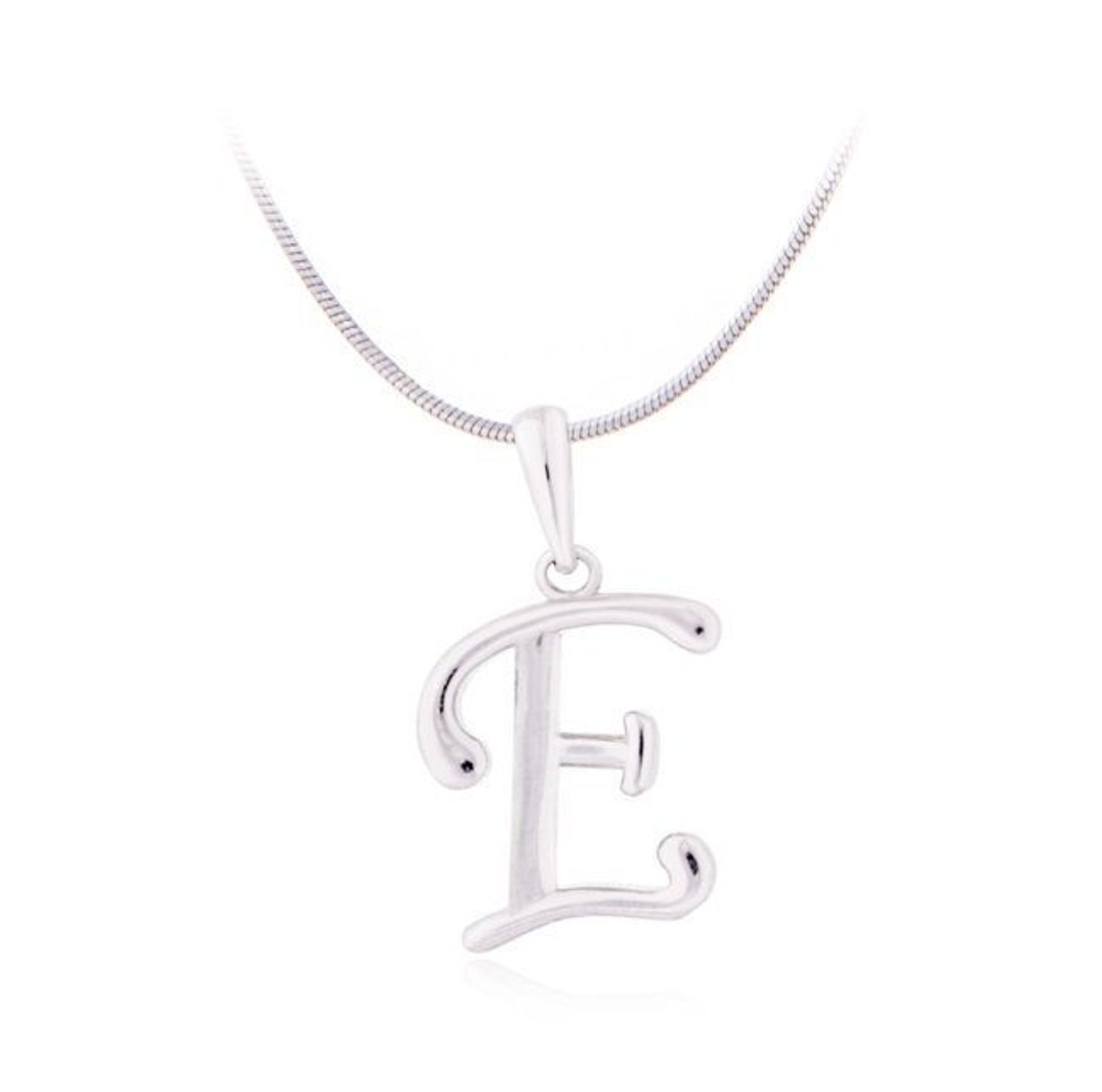 Srebrna zawieszka Literka E SVLP0364XH2000E.Jedyna w swoim rodzaju srebrna zawieszka w kształcie literki E.jpg