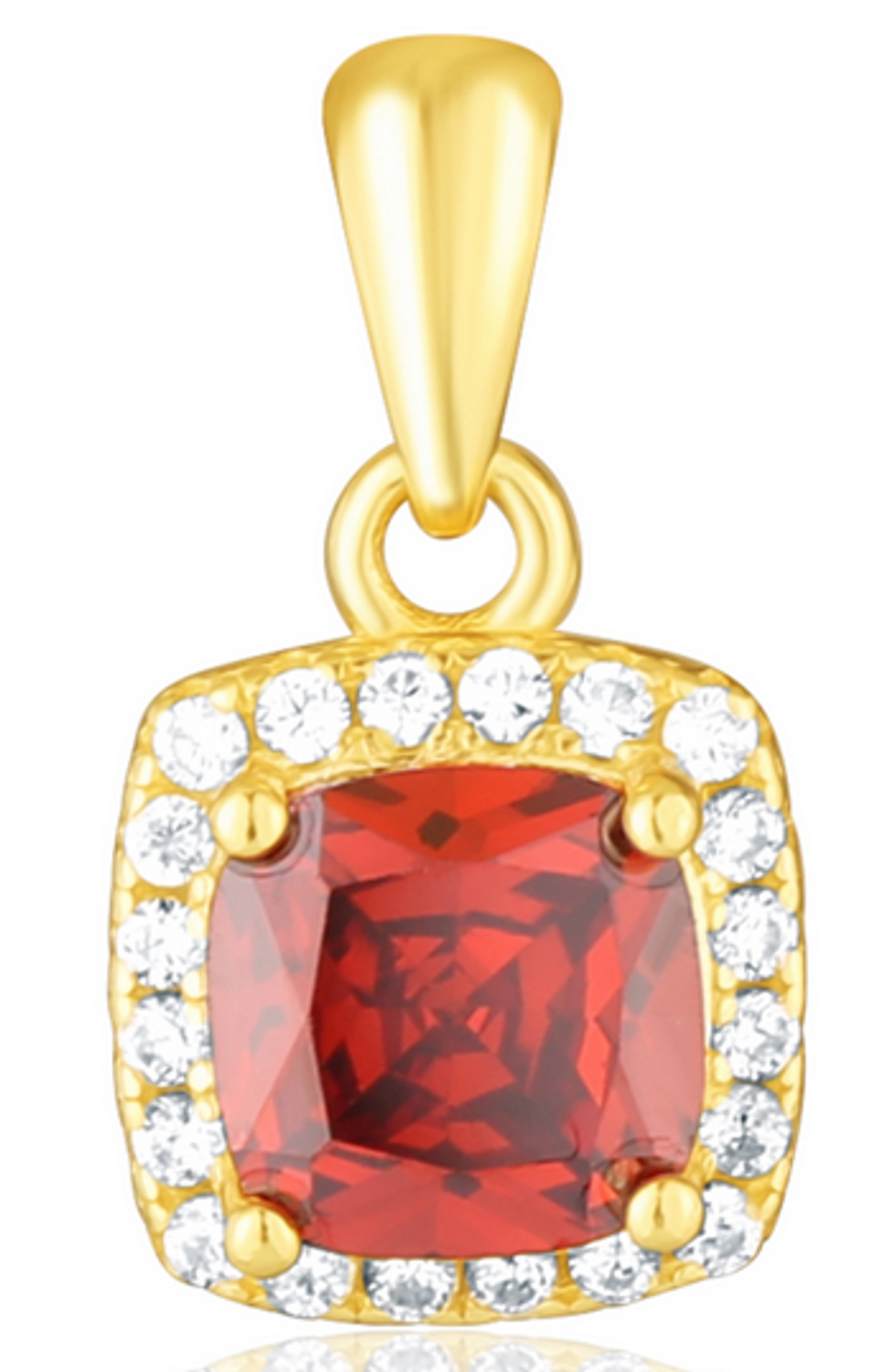 Zawieszka pozłacana srebrna 925 kwadrat z cyrkoniami  SVLP0469SH2GR00.png