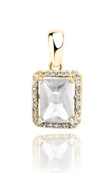 Zawieszka pozłacana 925 z cyrkoniami i kryształem JVD SVLP0478SH2GO00.jpg