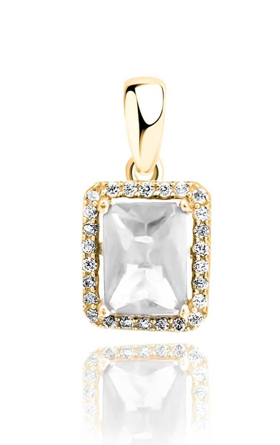 Zawieszka pozłacana 925 z cyrkoniami i kryształem JVD SVLP0478SH2GO00.jpg