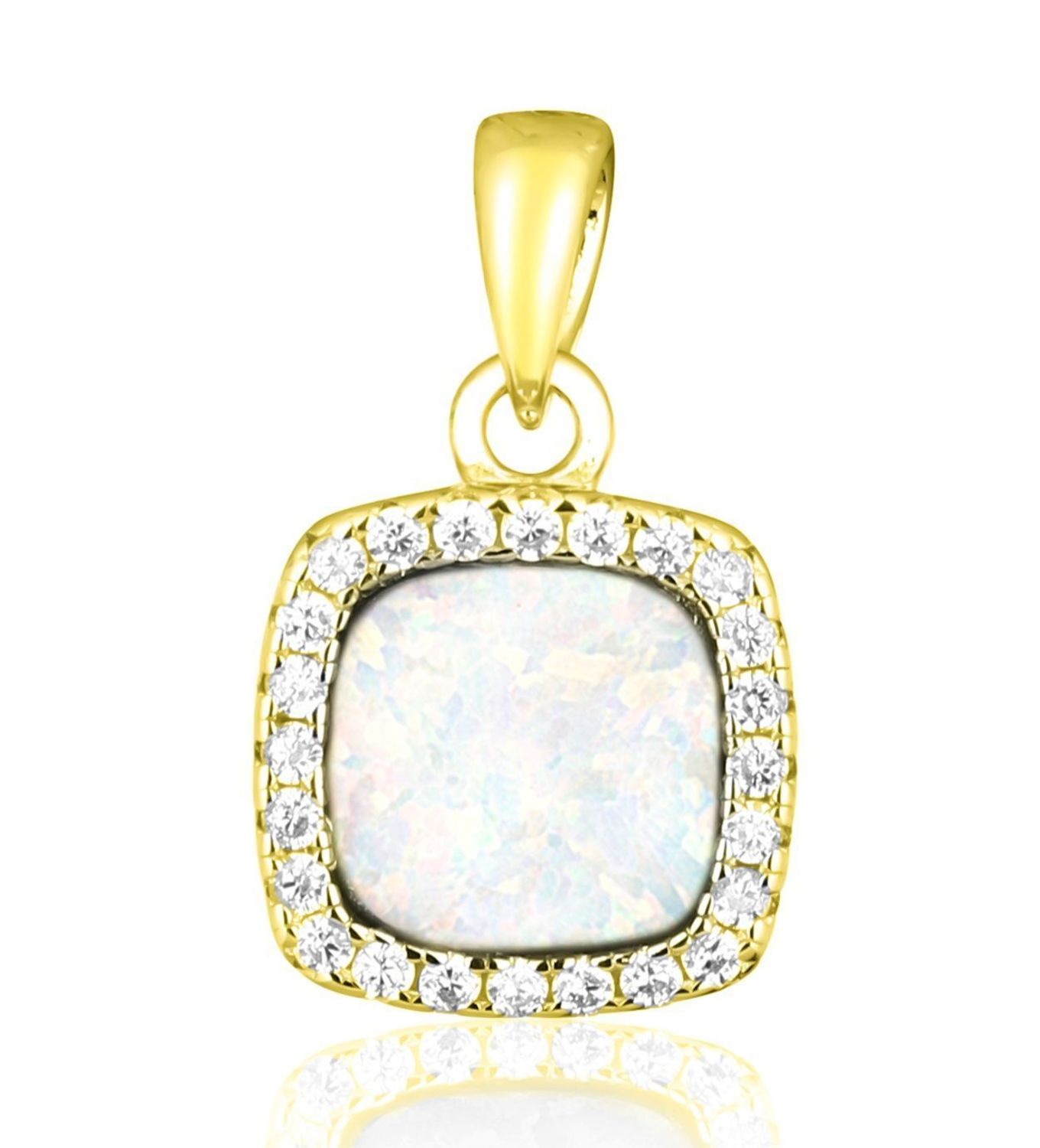 Zawieszka pozłacana z opalem otoczonym cyrkoniami SVLP0517SH2GO00.jpg