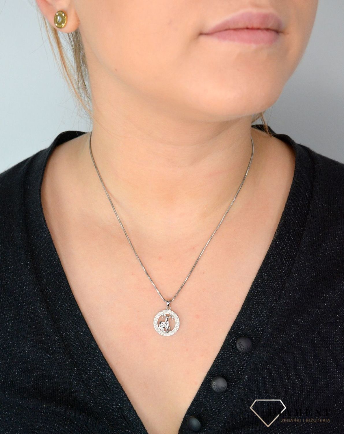 Srebrna zawieszka znak zodiaku baran SVLP0713XH200BE. Naszyjnik srebrny z symbolem znaku zodiaku - BARAN.jpg