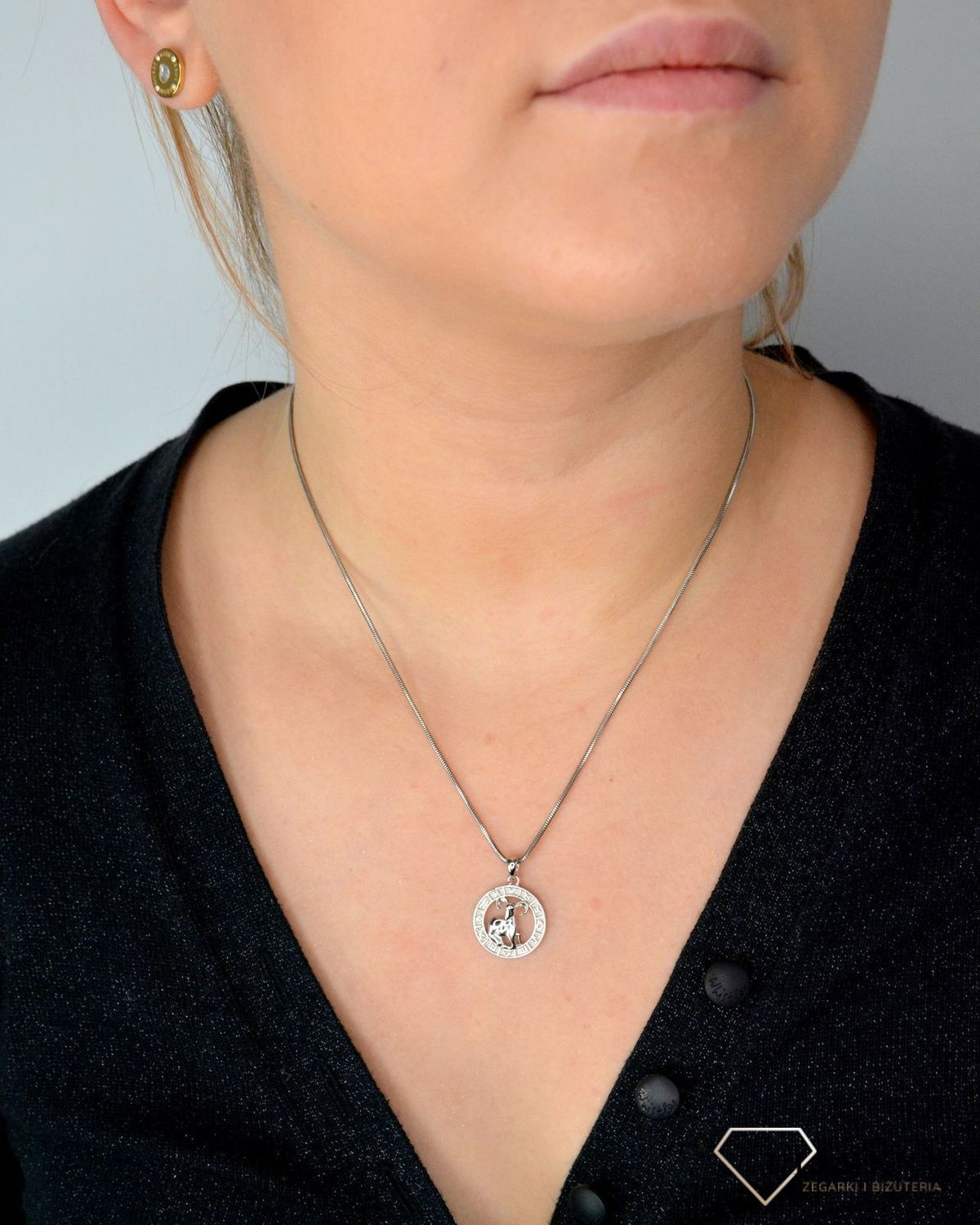 Srebrna zawieszka znak zodiaku baran SVLP0713XH200BE. Naszyjnik srebrny z symbolem znaku zodiaku - BARAN.jpg