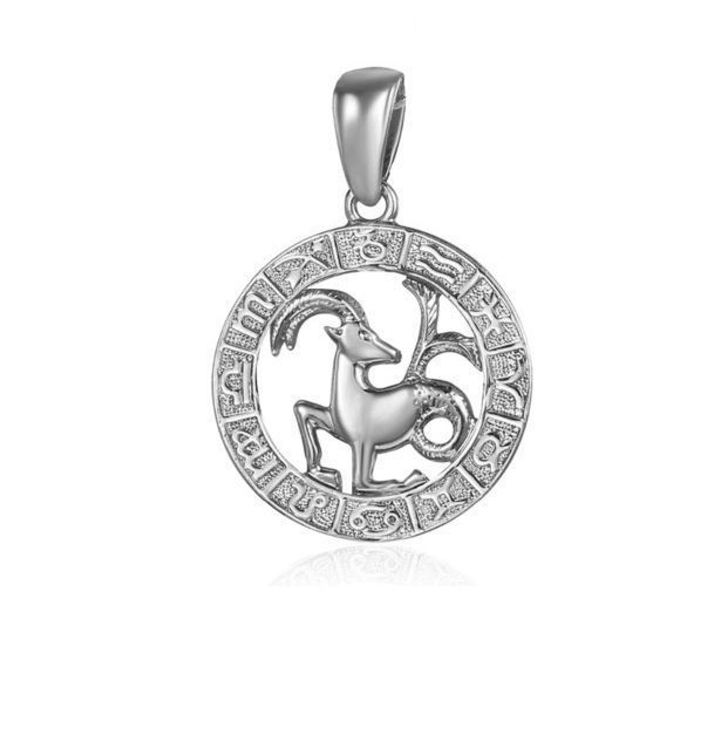 Srebrna zawieszka znak zodiaku Koziorożec SVLP0713XH200KO. Srebrna zawieszka z symbolem znaku zodiaku - KOZIOROŻEC.jpg