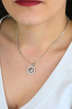 Srebrna zawieszka znak zodiaku Lew ♌ srebro 925  SVLP0713XH200LE (4).jpg