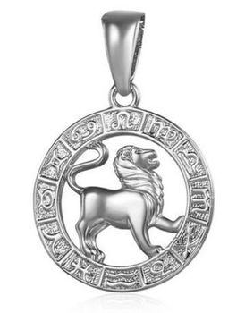 Ssrebrna zawieszka znak zodiaku Lew ♌  SVLP0713XH200LE  (1).jpg