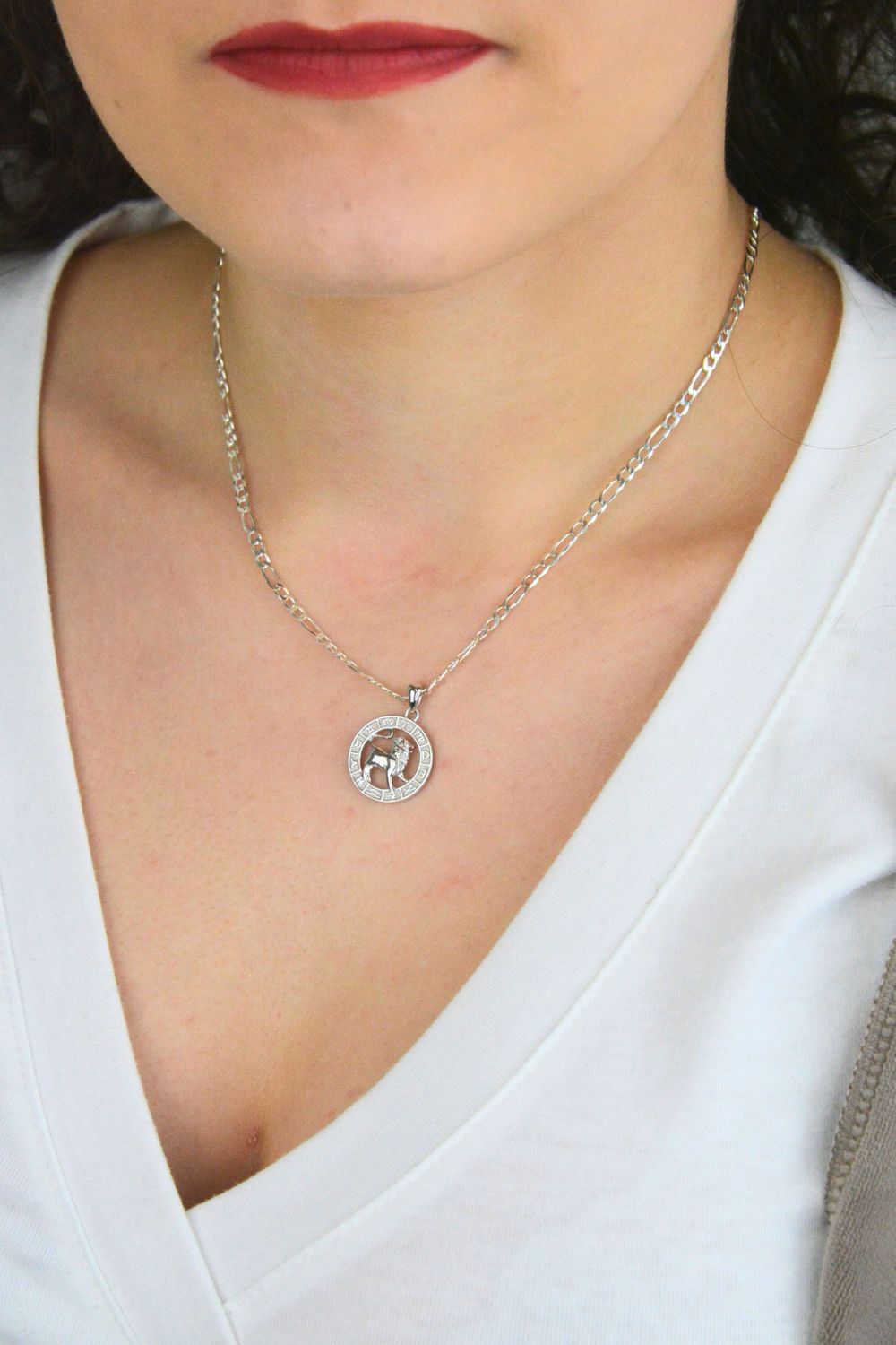 Ssrebrna zawieszka znak zodiaku Lew ♌  SVLP0713XH200LE  (1).jpg