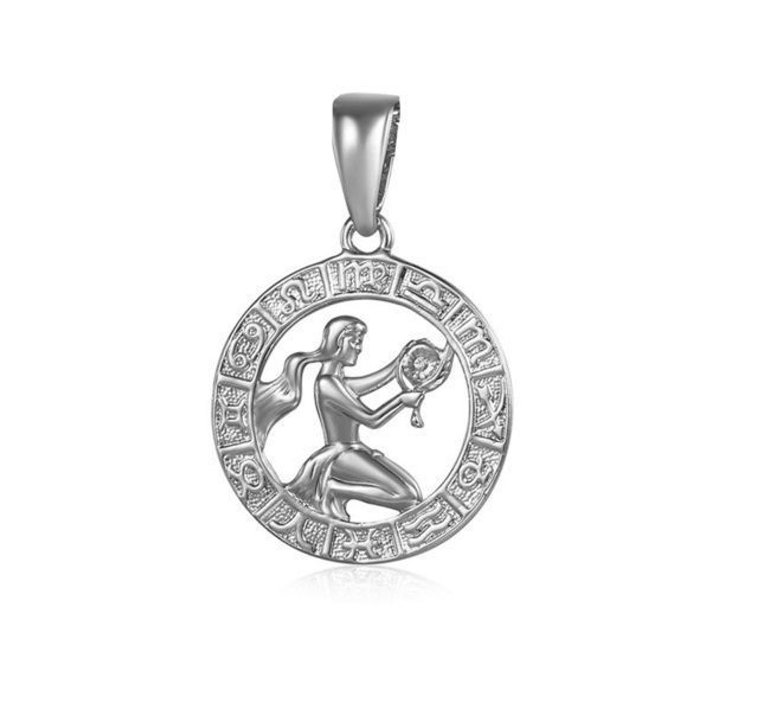 Srebrna zawieszka znak zodiaku Panna SVLP0713XH200PA. Srebrna zawieszka z symbolem znaku zodiaku - PANNA.jpg