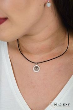 Srebrna zawieszka znak zodiaku Rak SVLP0713XH200RA. Srebrna zawieszka z symbolem znaku zodiaku - RAK.  (2).JPG
