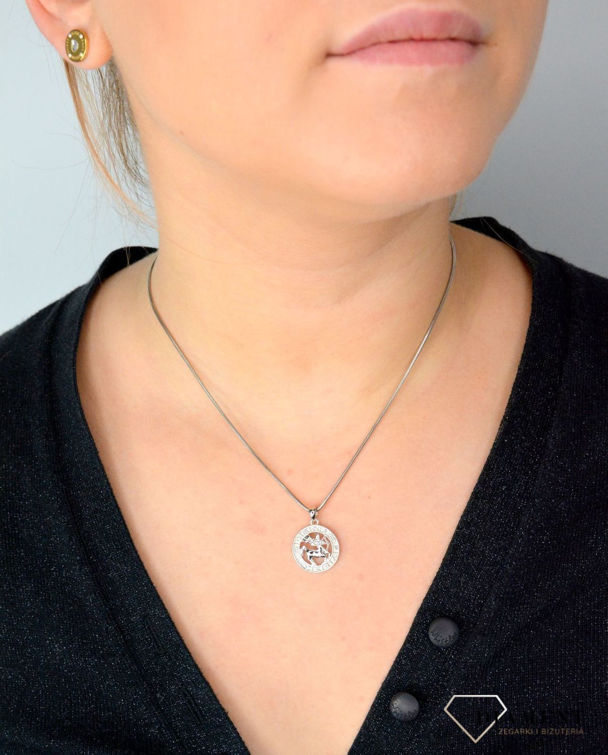 Srebrna zawieszka znak zodiaku Strzelec SVLP0713XH200ST. Srebrna zawieszka z symbolem znaku zodiaku - STRZELEC.jpg