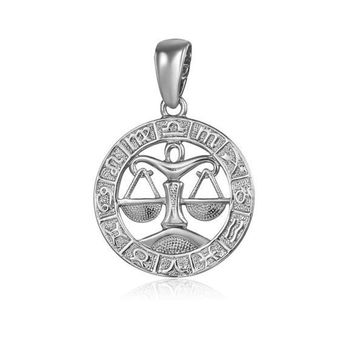 Srebrna zawieszka znak zodiaku Waga SVLP0713XH200VA. Srebrna zawieszka z symbolem znaku zodiaku - WAGA.jpg
