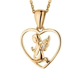 Zawieszka srebrne serce z aniołkiem- różowe złoto SVLP0880XH2RO00.jpg