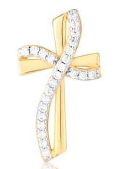 Zawieszka falisty krzyżyk z cyrkoniami pozłacany SVLP1309X61GO00.jpg