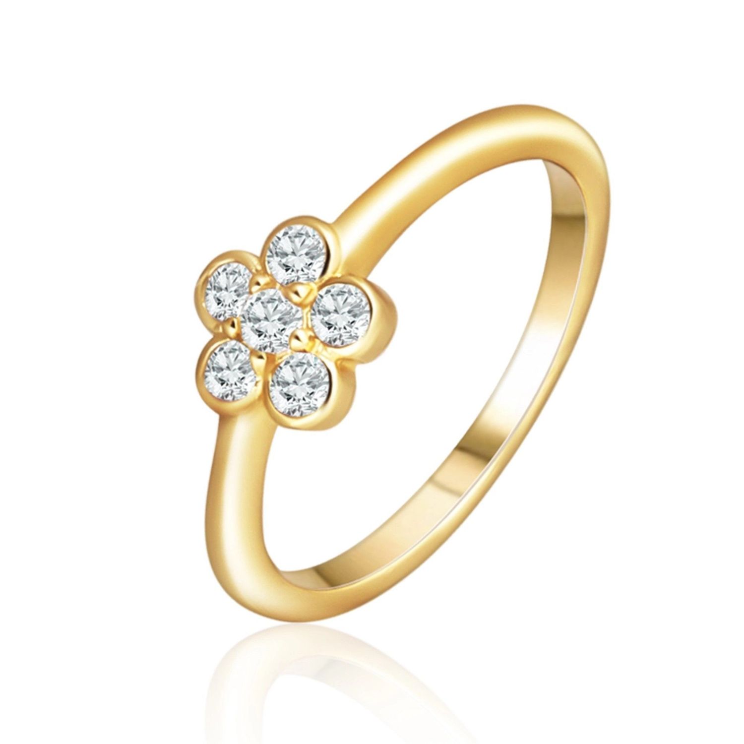 Srebrny pierścionek pozłacany 925 Kwiatek SVLR0702XH2GO. Srebrny pierścionek kwiatek dla dziecka. Srebrny mały pierścionek. Srebrna biżuteria na prezent. Pozłacany pierścionek dla dziewczynki..jpg