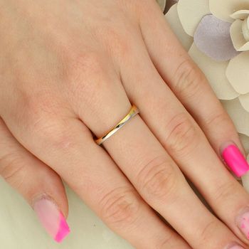 Srebrny pierścionek bicolor z cyrkonią 925 dwa kolory.jpg