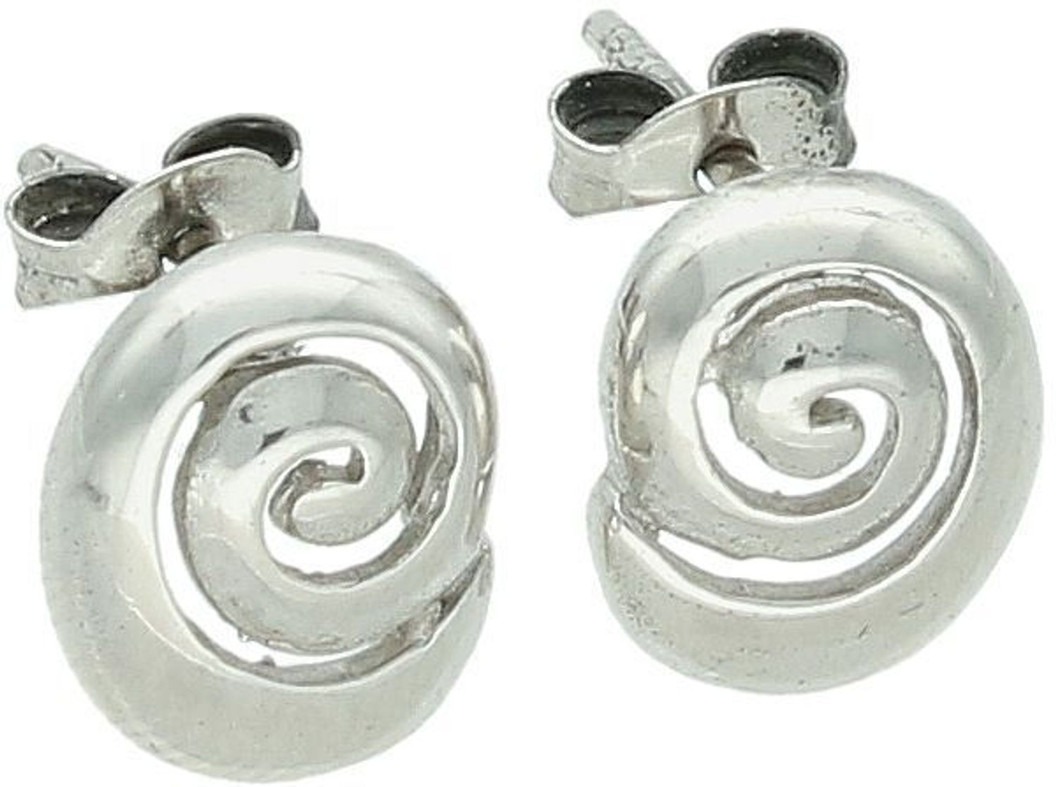 Srebrne Kolczyki 925 Spiralki Gładkie – Na Sztyft, 1,5 cm, 1,65g.jpg