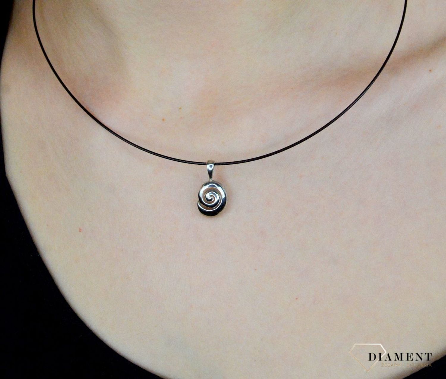 Srebrna zawieszka do łańcuszka Ślimaczek SW-T-C40-LIM-IWR0033.jpg