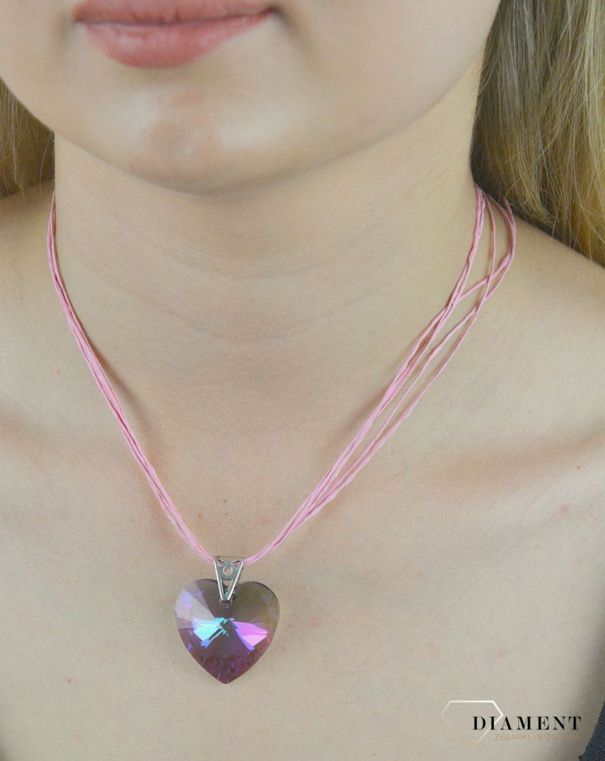 Srebrna zawieszka duże serce Swarovski.jpg