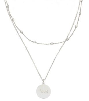 Naszyjnik srebrny damski długi z napisem 'Love' srebro SXNZ001138 ✓Srebrne Naszyjnik Damskie w Sklepie z Biżuterią zegarki-diament.pl✓Piękne i Eleganckie Naszyjniki dla Kobiet✓Prawdziwe Srebro✓Darmowa wysyłk.jpg
