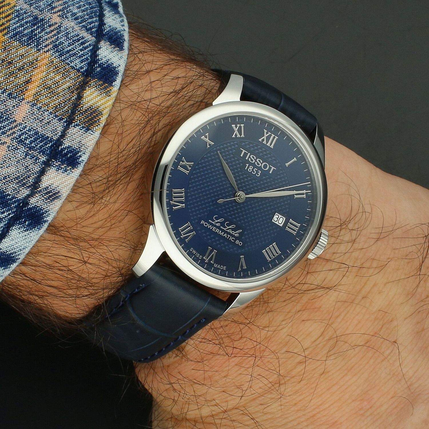 Tissot Le Locle Automatic 39 mm T006.407.16.043.00 – klasyczny szwajcarski zegarek męski Swiss Made blue.jpg