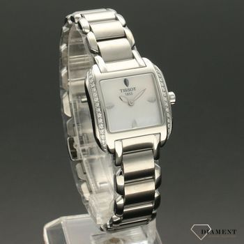 Zegarek damski Tissot to idealna propozycja prezentu da ukochanej kobiety. Zegarek damski z perłową tarczą. Zegarek damski z diamentami. Zapraszamy!j (1).jpg