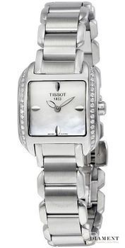 Zegarek damski Tissot to idealna propozycja prezentu da ukochanej kobiety. Zegarek damski z perłową tarczą. Zegarek damski z diamentami..jpg