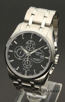 Męski zegarek Tissot T-TREND COUTURIER AUTOMATIC Chronograph T035.627.11.051 (2).jpg