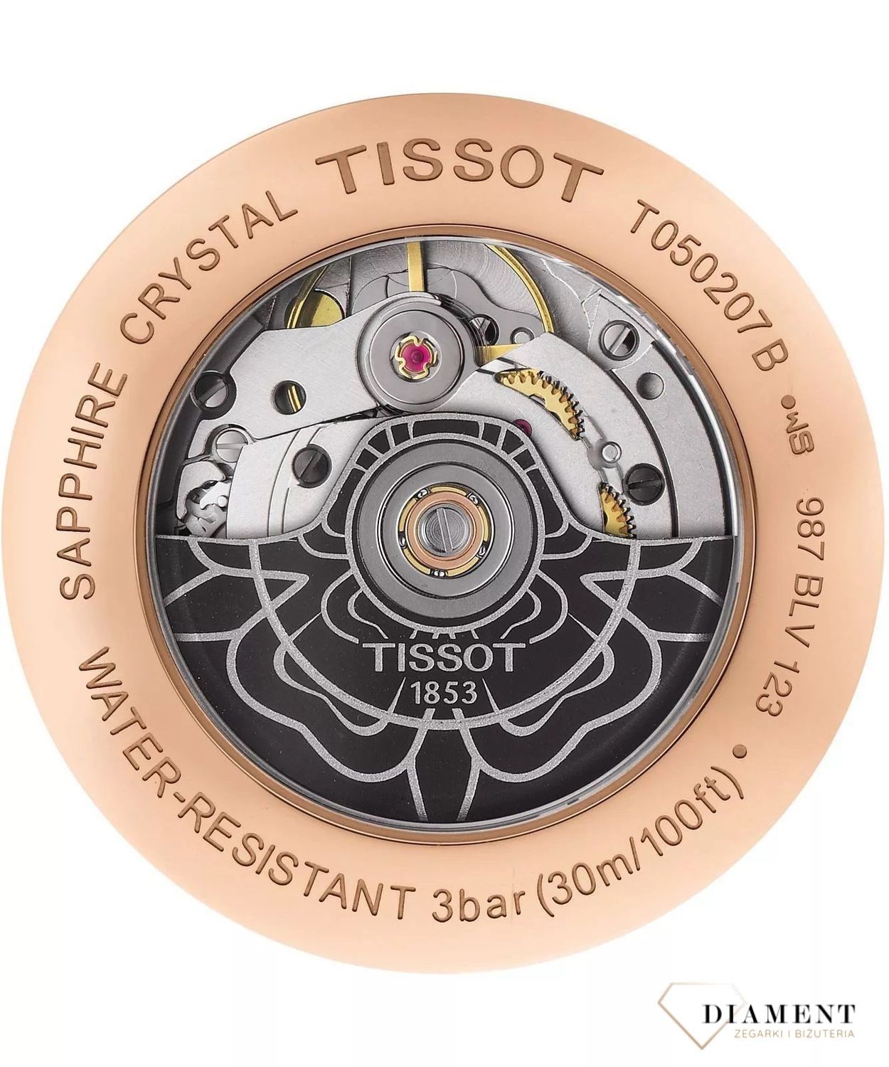 Zegarek damski Tissot Lady Heart Powermatic 80 Flower T050.207.37.017.05. Szwajcarski zegarek z ekskluzywnej kolekcji Lady Heart Flower to wyjątkowy model stworzony dla kobiet z klasą. Pełen kobiecego uroku, doskonały na prezent. 1.jpg