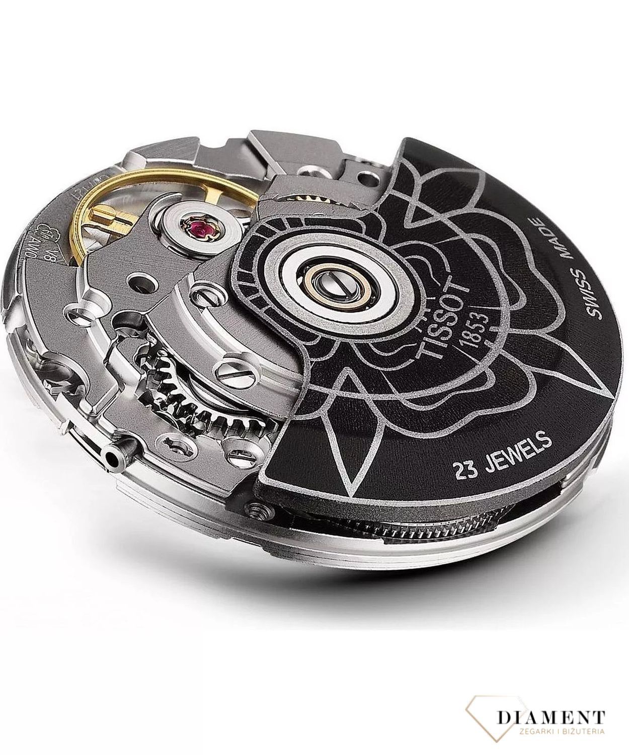 Zegarek damski Tissot Lady Heart Powermatic 80 Flower T050.207.37.017.05. Szwajcarski zegarek z ekskluzywnej kolekcji Lady Heart Flower to wyjątkowy model stworzony dla kobiet z klasą. Pełen kobiecego uroku, doskonały na prezent. 1.jpg