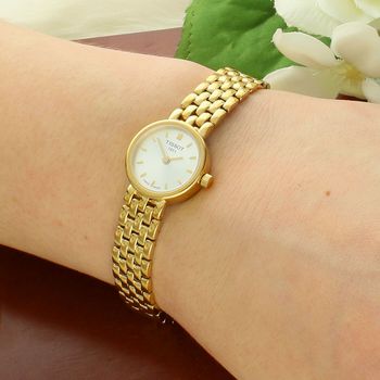 Zegarek damski Tissot T-TREND Lovely T058.009.33.031.00 – złoty z bransoletą ze stali szlachetnej gold.jpg