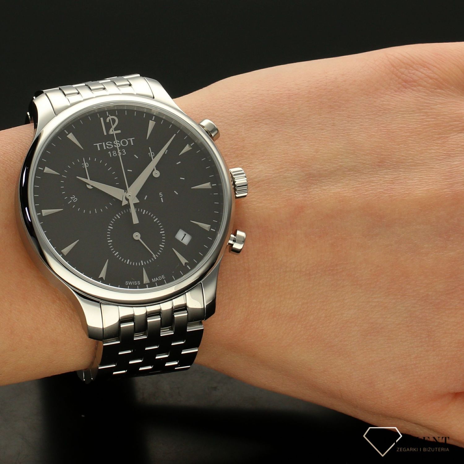 Męski zegarek TISSOT TRADITION Chronograph T063.617.11.067.00.jpg
