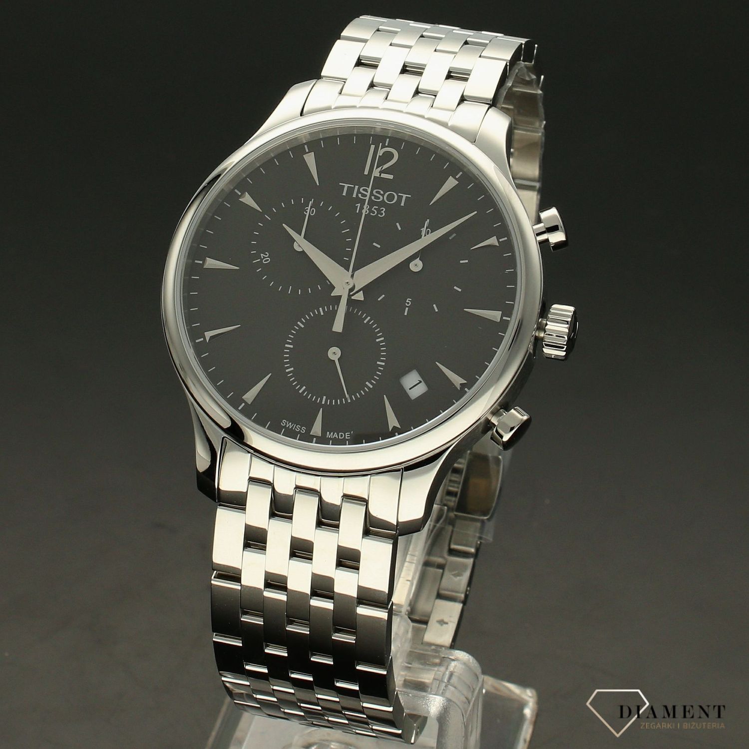 Męski zegarek TISSOT TRADITION Chronograph T063.617.11.067.00.jpg
