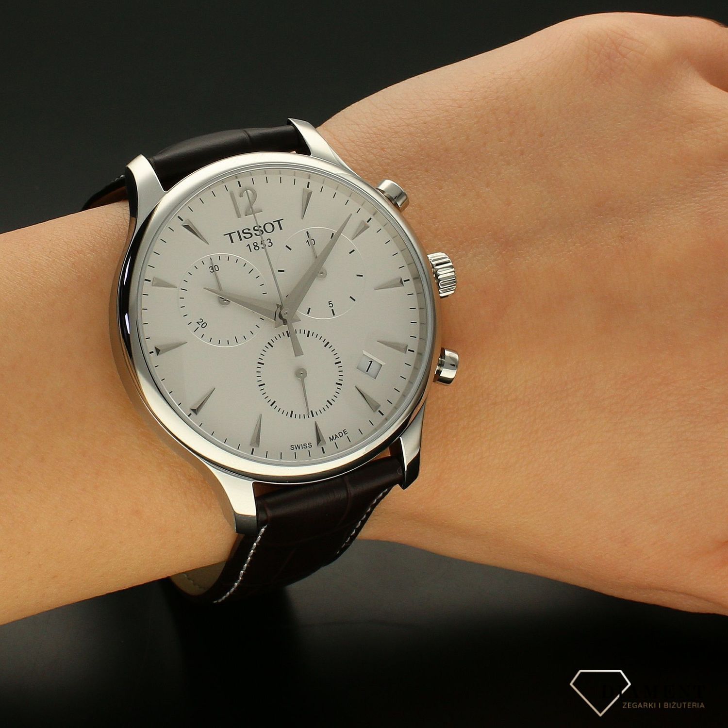 Męski zegarek TISSOT TRADITION Chronograph T063.617.16.037.00.jpg