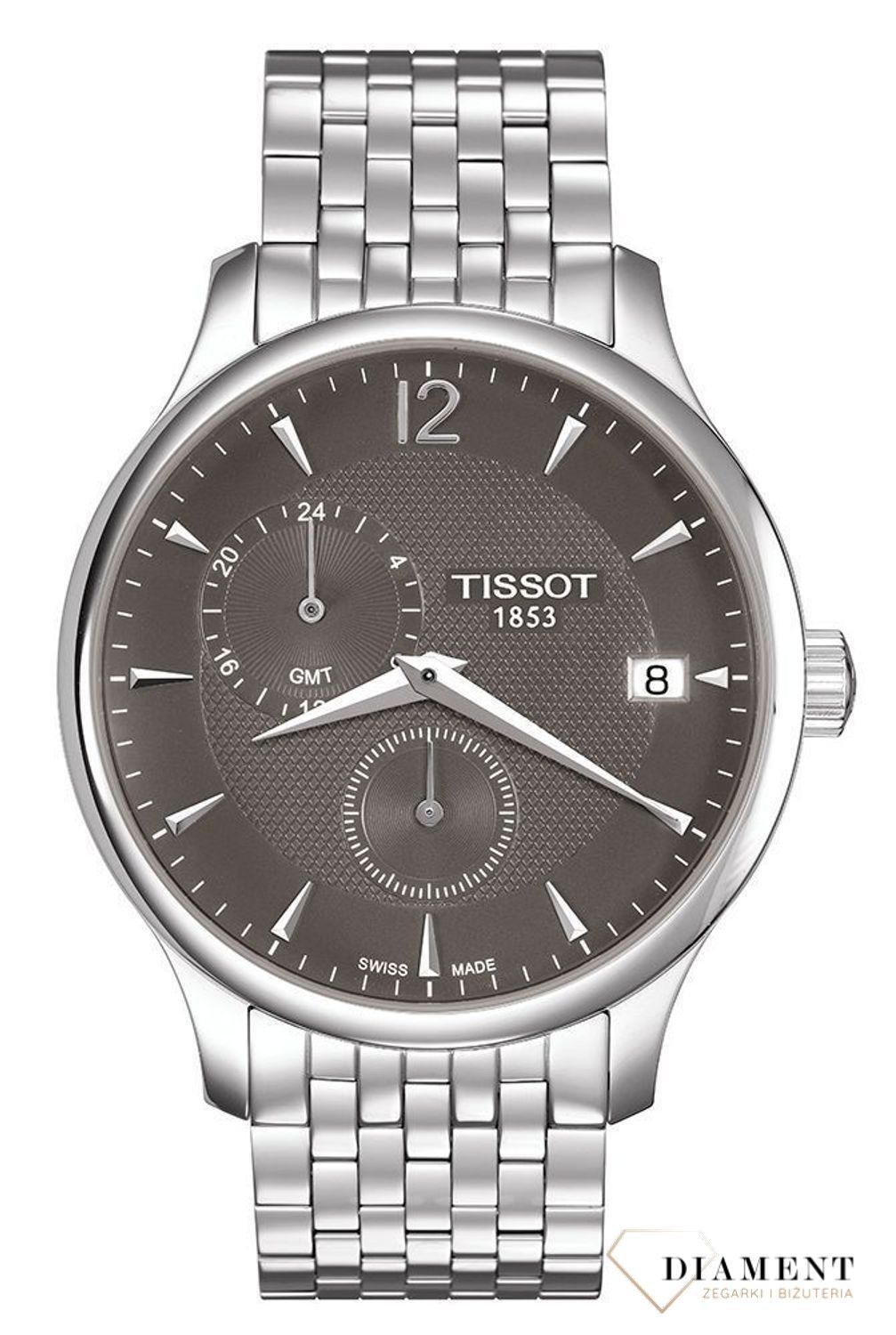 Męski zegarek Tissot TRADITION GMT T063.639.11.067.00.jpg