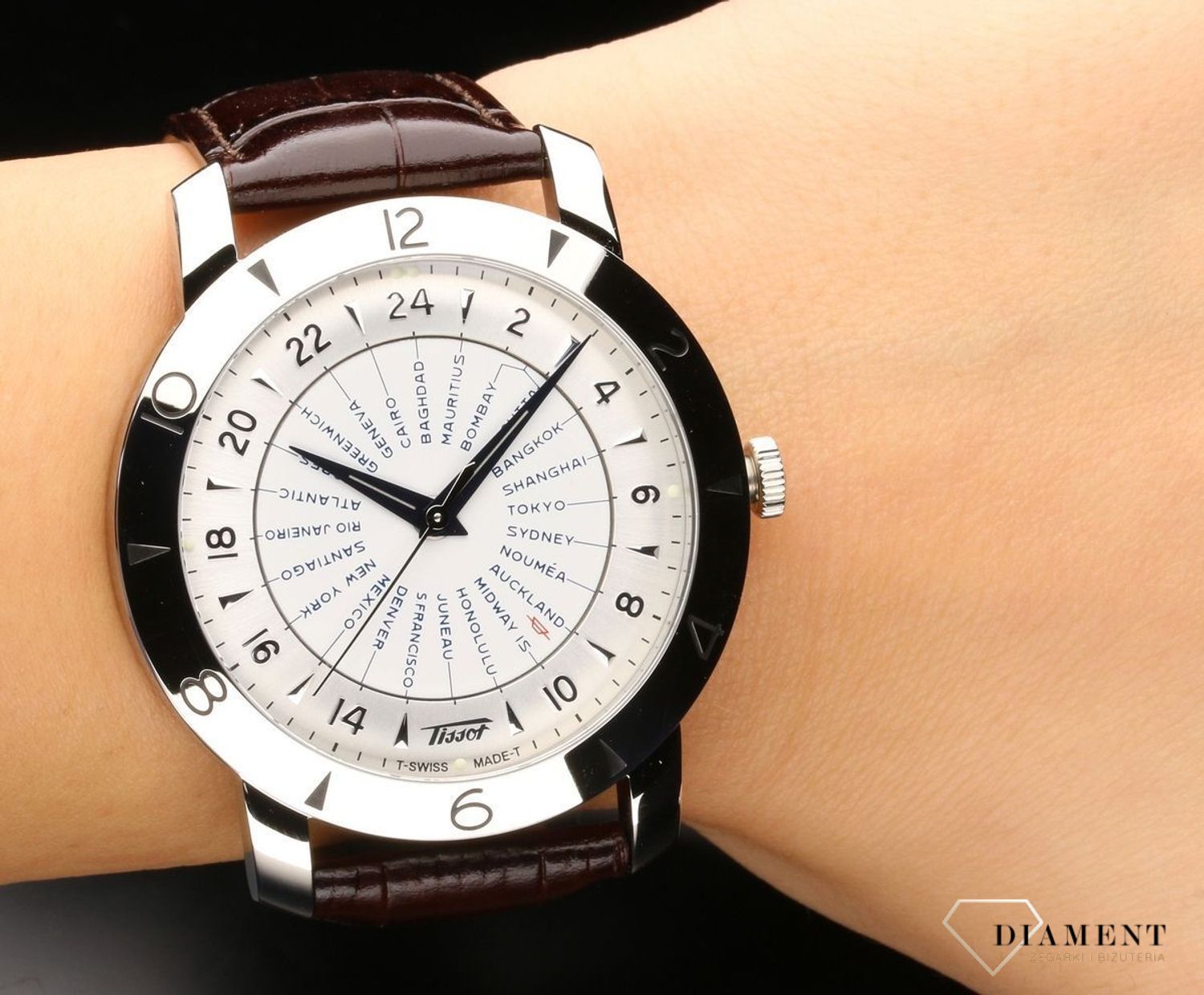 Zegarek męski Tissot Heritage Navigator T078.641.16.037.00 160th  Anniversary (T0786411603700) - www.zegarki-diament.pl