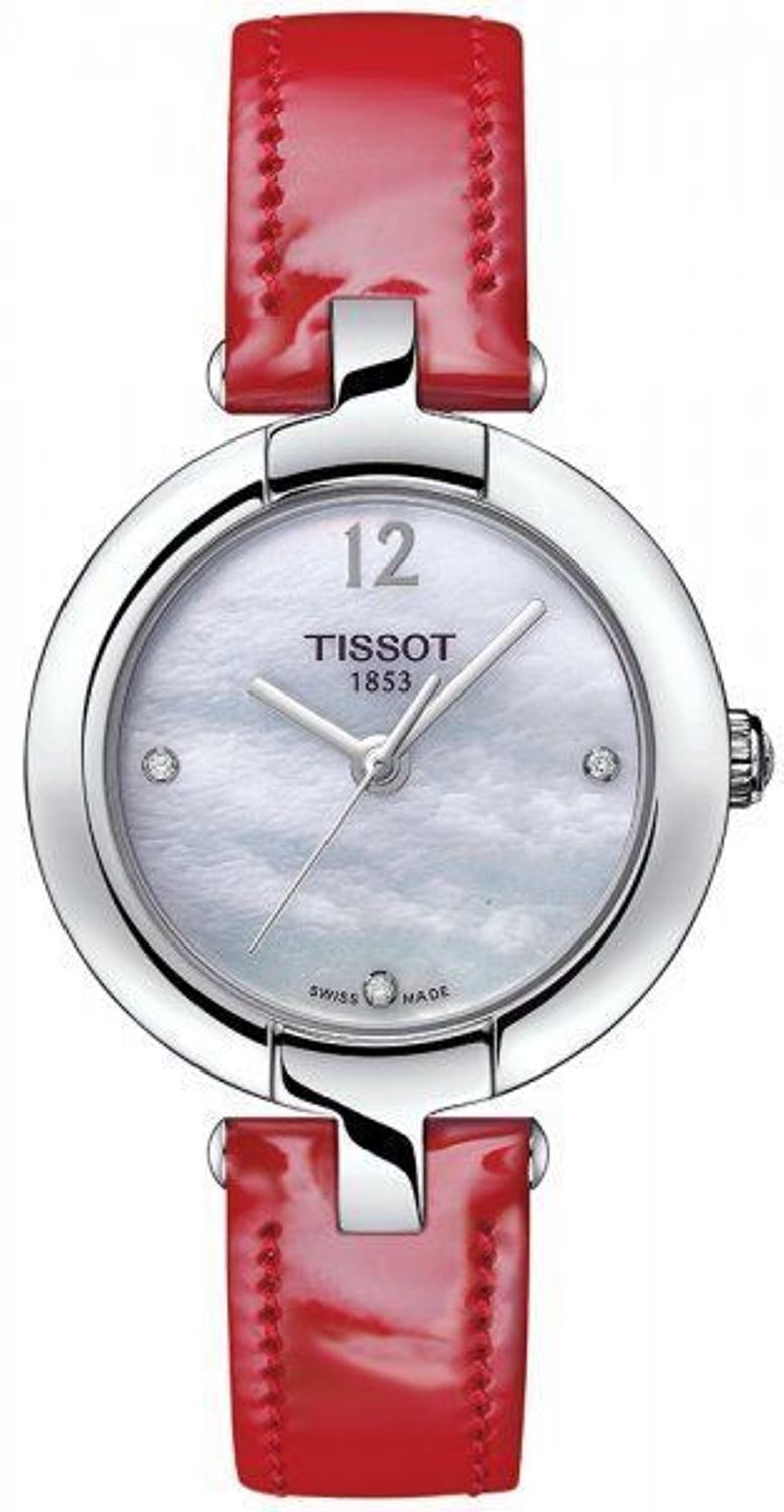 Zegarek damski Tissot T-TREND Pinky czerwony T084.210.16.116.00 (T0842101611600).jpg