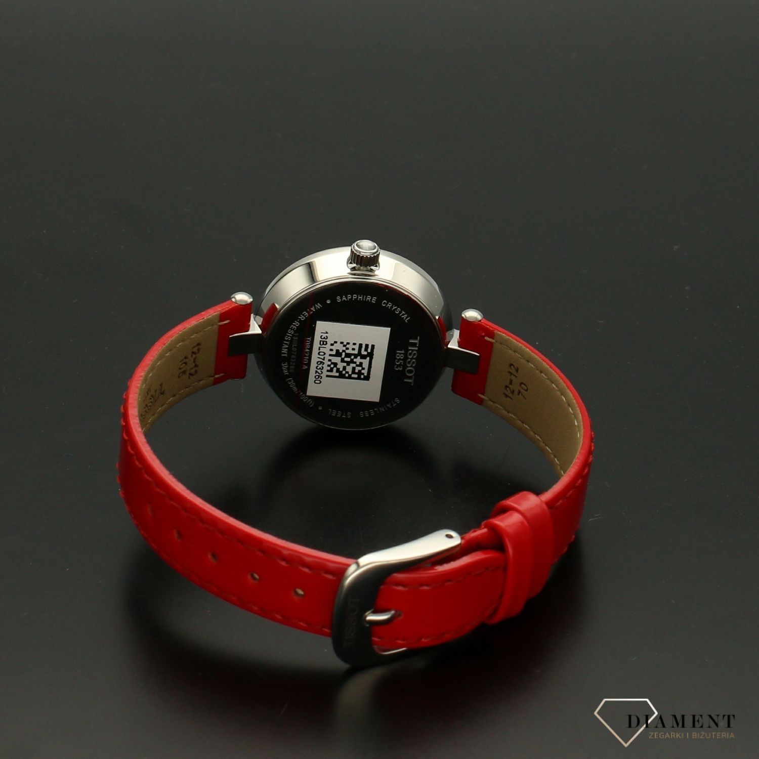 Zegarek damski Tissot T-TREND Pinky czerwony T084.210.16.116.00 (T0842101611600).jpg