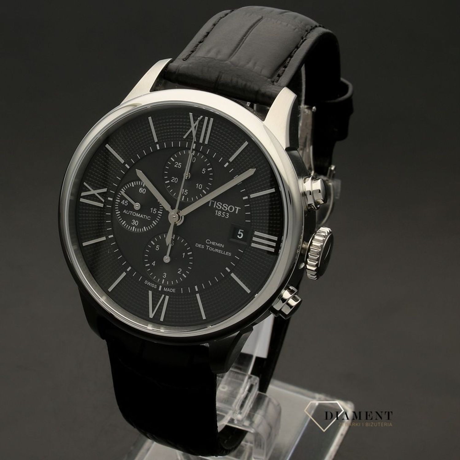 Męski zegarek Tissot z kolekcji TISSOT T-CLASSIC Chemin Des Tourelles T099.427.16.058.00.jpg