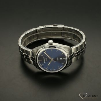 Zegarek męski na bransolecie z niebieską tarczą Tissot PR100 T101.410.11.041 (2).jpg