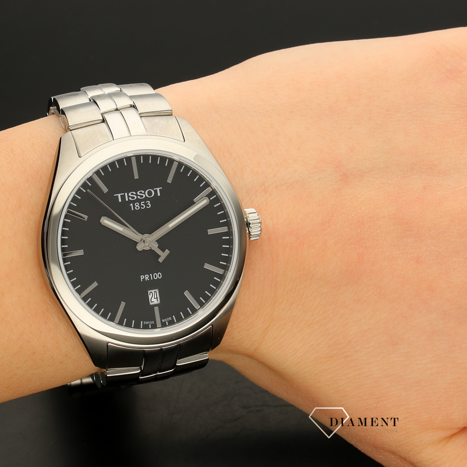 Męski zegarek Tissot T-CLASSIC PR 100 T101.410.11.051.00.jpg