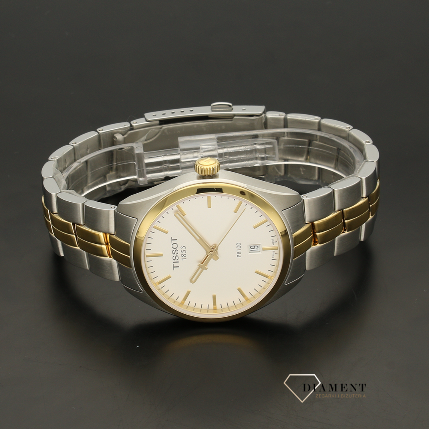 Męski klasyczny zegarek TISSOT T-CLASSIC PR 100 T101.410.22.031.00.jpg