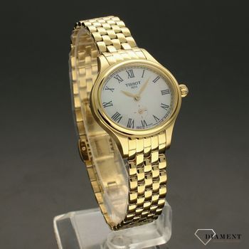 Zegarek damski na bransolecie w kolorze złota Tissot Bella Ora Picolla T103.110.33.113.00 z masą perłową na tarczy (1).jpg