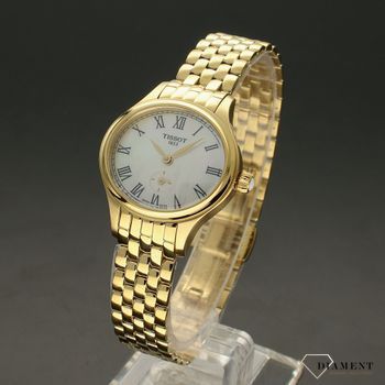 Zegarek damski na bransolecie w kolorze złota Tissot Bella Ora Picolla T103.110.33.113.00 z masą perłową na tarczy (2).jpg