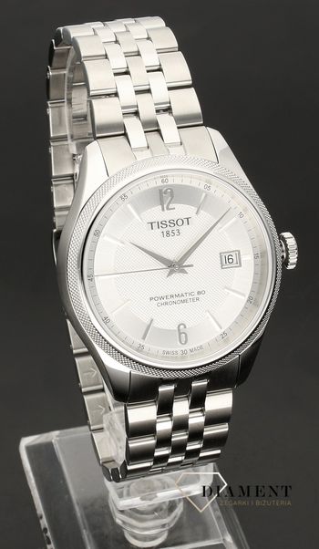 Męski zegarek Tissot T-CLASSIC Ballade Powermatic 80 COSC T108.408.11.037.00 (2).jpg
