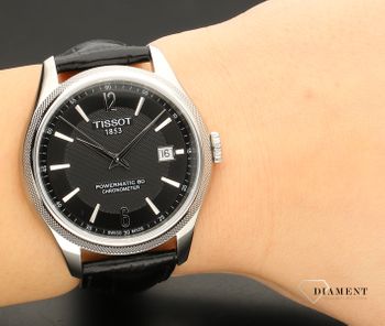 Męski zegarek Tissot T-CLASSIC Ballade Powermatic 80 COSC T108.408.16.057 (1).jpg