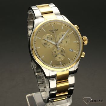 Zegarek męski  na złotej bransolecie x Tissot Chrono XL T116.617.22.021 (1).jpg