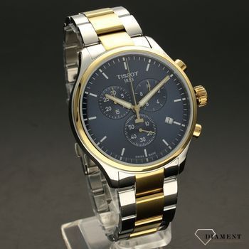 Zegarek męski  na złotej bransolecie Tissot Chrono XL T116.617.22.041 (1).jpg